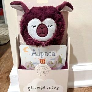 Slumberkins amethyst alpaca snuggler